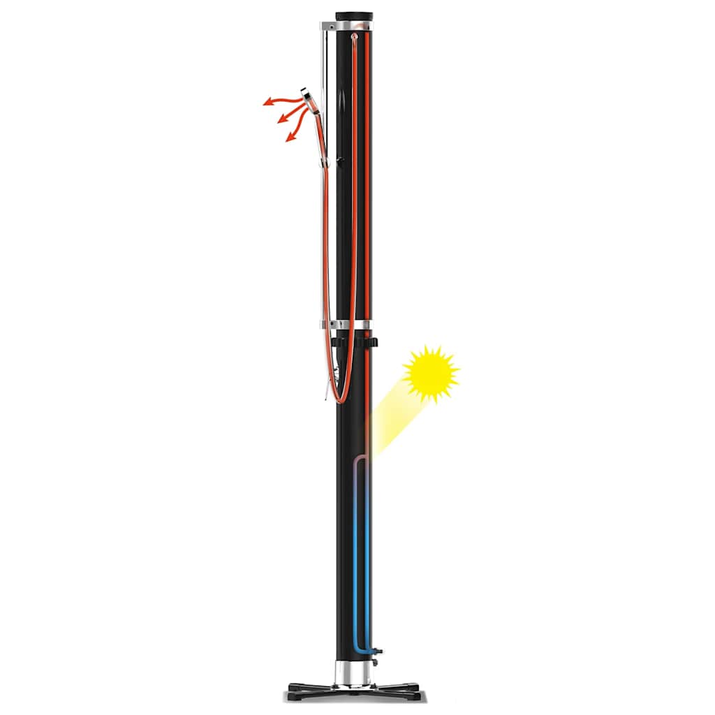 Bestway Solar Flow fekete kültéri zuhany 20 L 7
