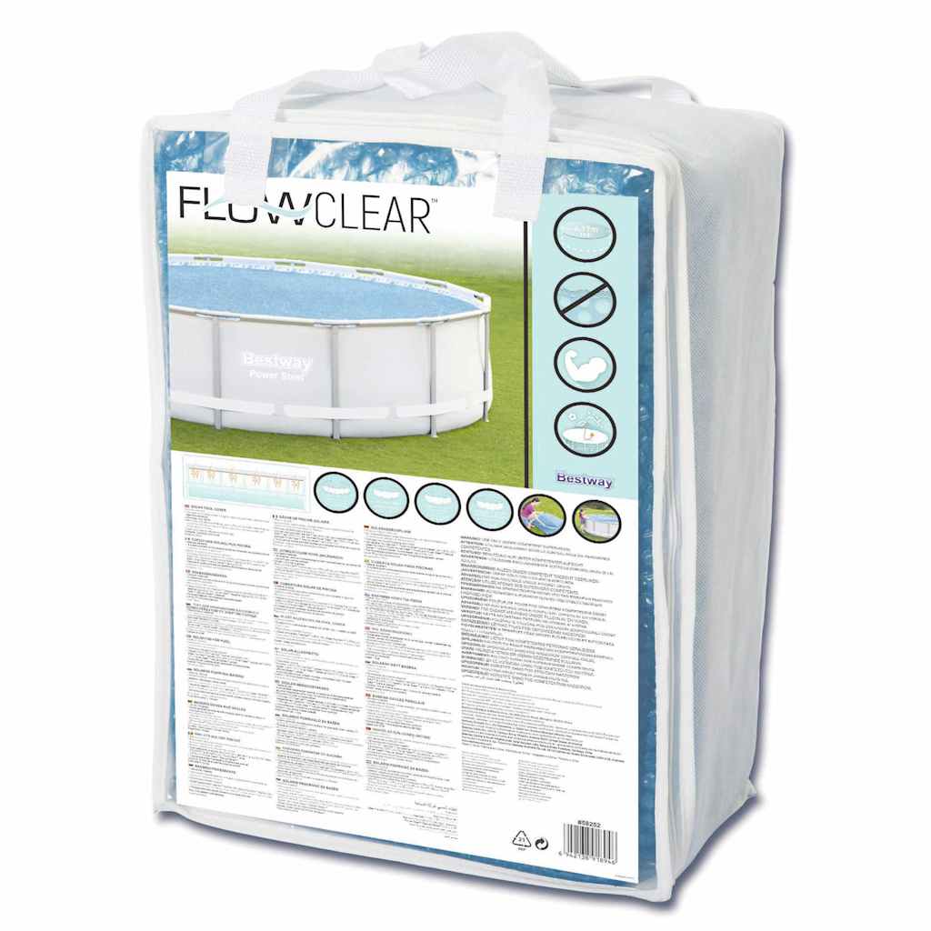 Bestway Flowclear szolár medencetakaró 427 cm 10