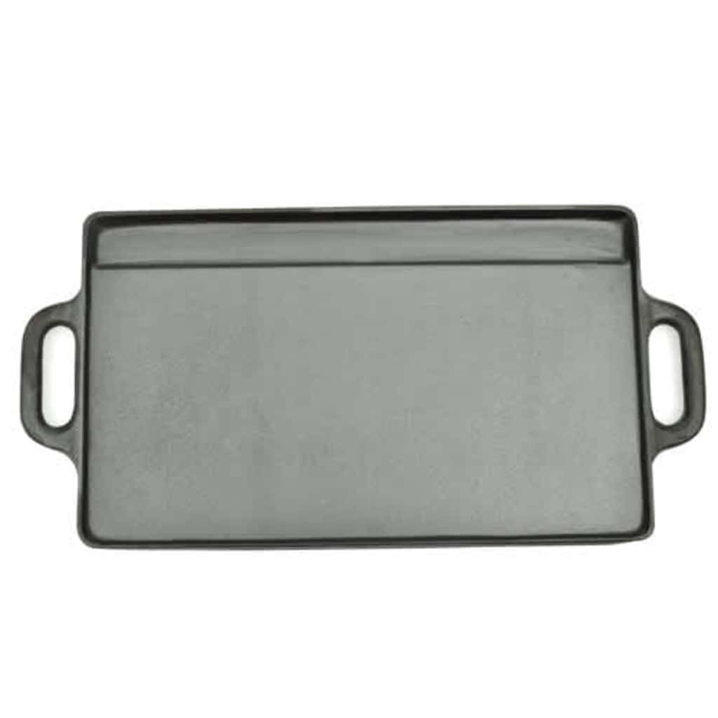 2 db megfordítható öntöttvas grilltálca 38 x 23 cm 2