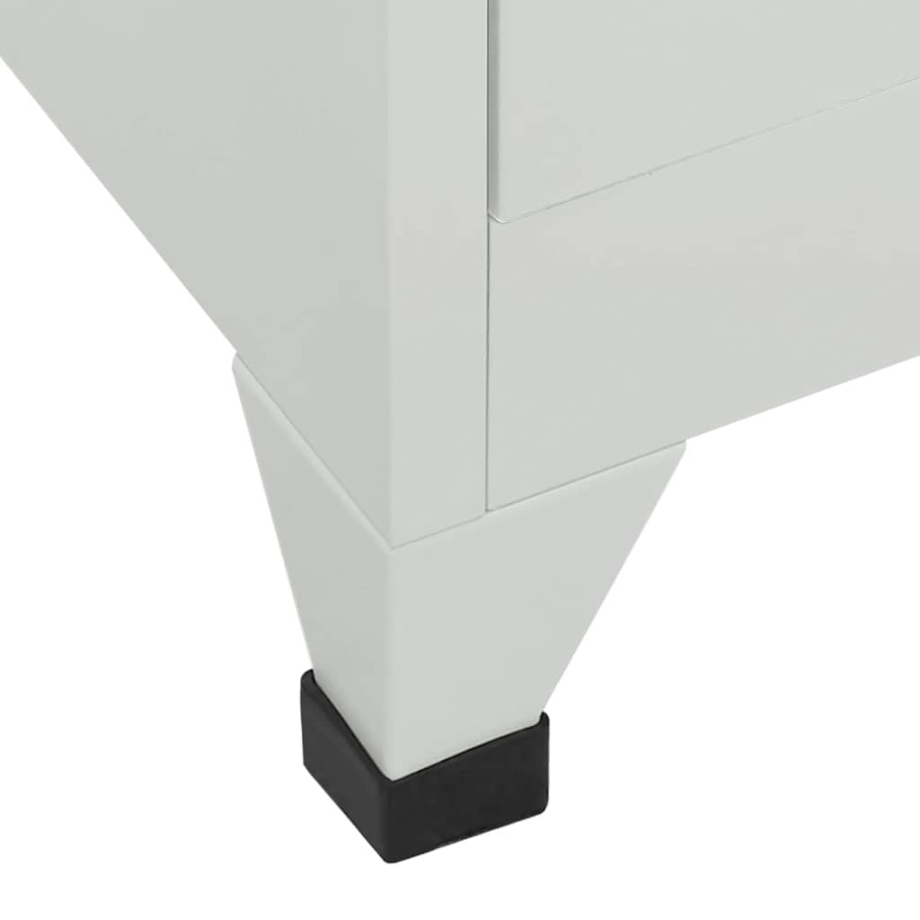 Acél öltözőszekrény 6 rekesszel 90 x 45 x 180 cm 6
