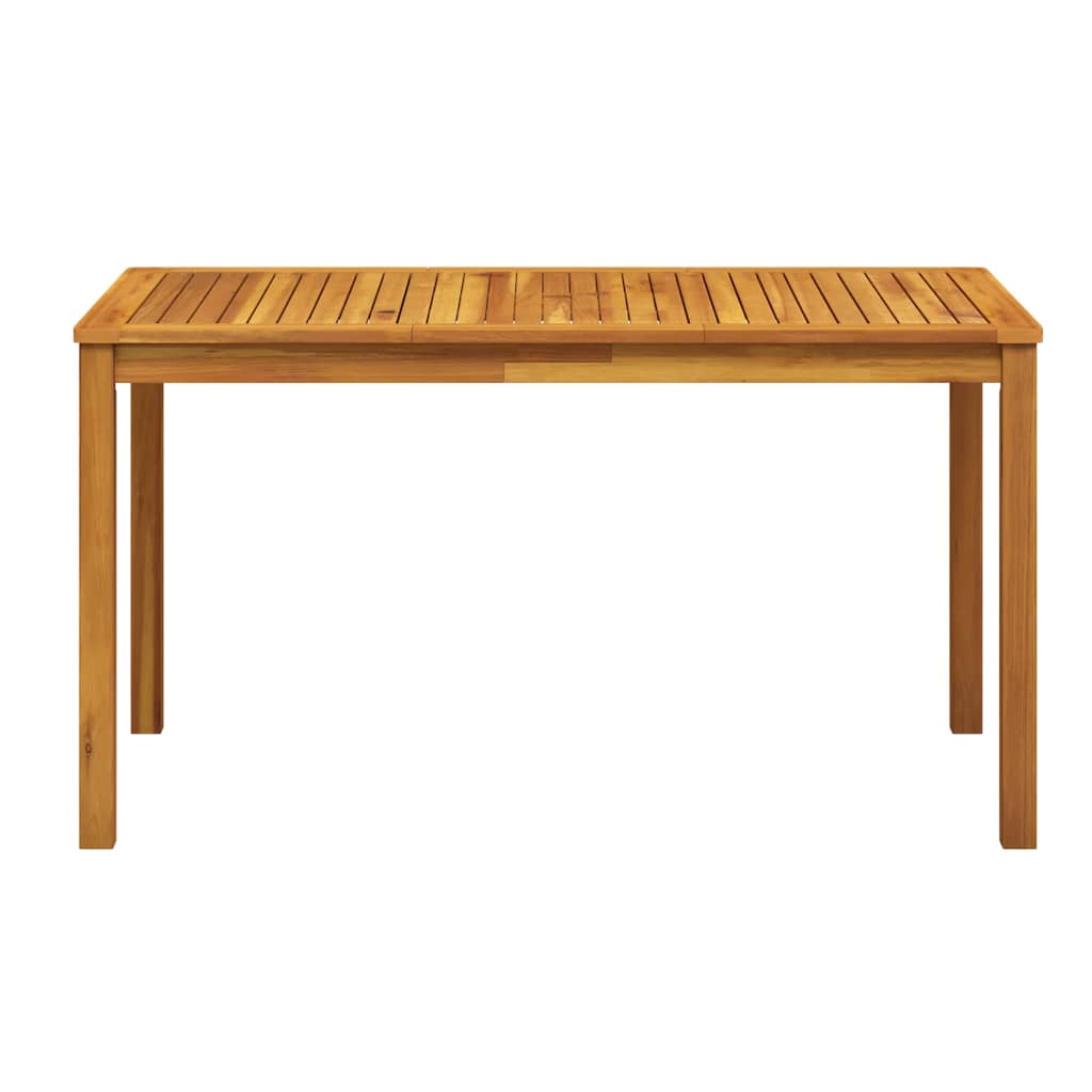 Tömör akácfa kerti asztal 140 x 80 x 74 cm 3
