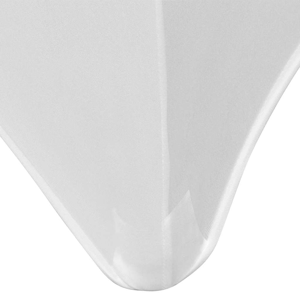 Sztreccs asztal védőhuzat 2 db 183x76x74 cm fehér 4