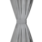 2 db szürke mikroszatén függöny karikákkal 140 x 225 cm 3