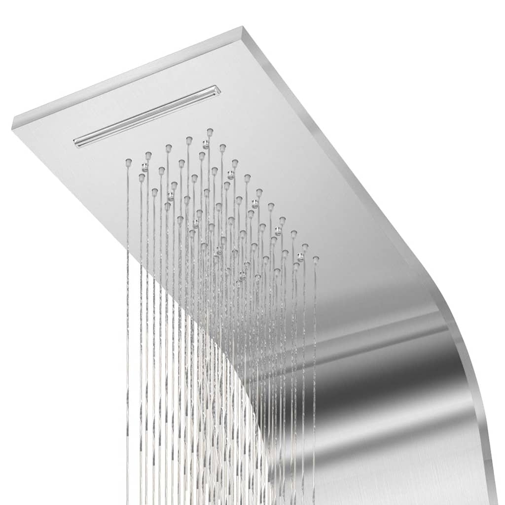 Rozsdamentes acél ívelt zuhanypanel rendszer 6