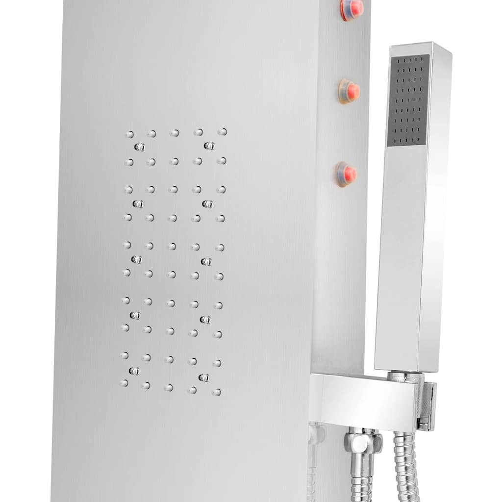 Rozsdamentes acél ívelt zuhanypanel rendszer 9