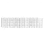 Horganyzott acél gabion kosár 300 x 30 x 100 cm 4