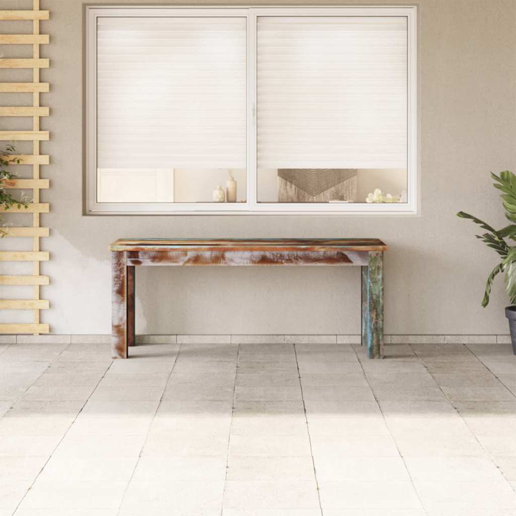 Tömör újrahasznosított fa pad 110 x 35 x 45 cm 3