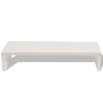 Monitorállvány szerelt fa 60 x 23,5 x 12 cm fehér 3