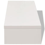 Monitorállvány szerelt fa 60 x 23,5 x 12 cm fehér 4