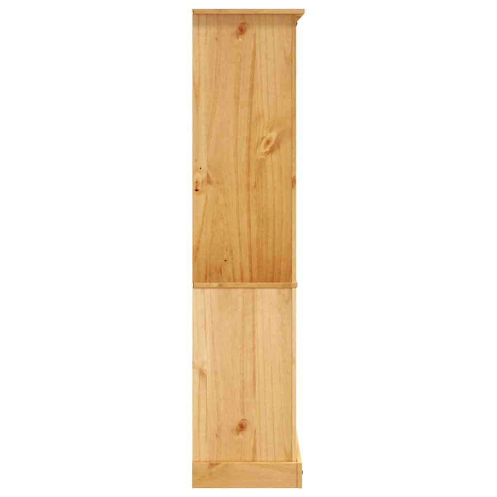 5 szintes Corona-stílusú mexikói fenyő könyvespolc 80x40x170 cm 4