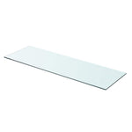 80x25 cm átlátszó panel üvegpolc