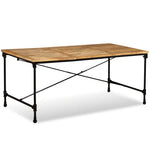 Tömör mangófa étkezőasztal 180 cm 4