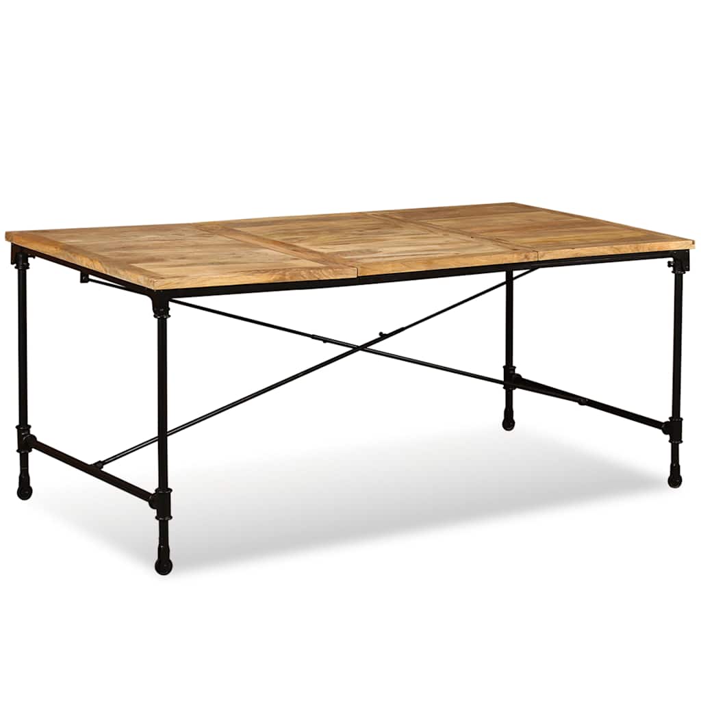 Tömör mangófa étkezőasztal 180 cm 4