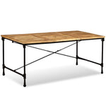 Tömör mangófa étkezőasztal 180 cm 6