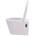 Falra szerelhető fehér kerámia WC 4