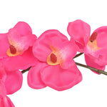 Műorchidea virágcseréppel 30 cm piros 2