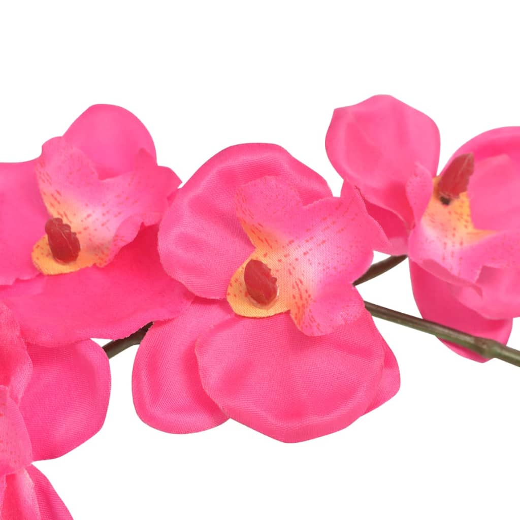 Műorchidea virágcseréppel 30 cm piros 2