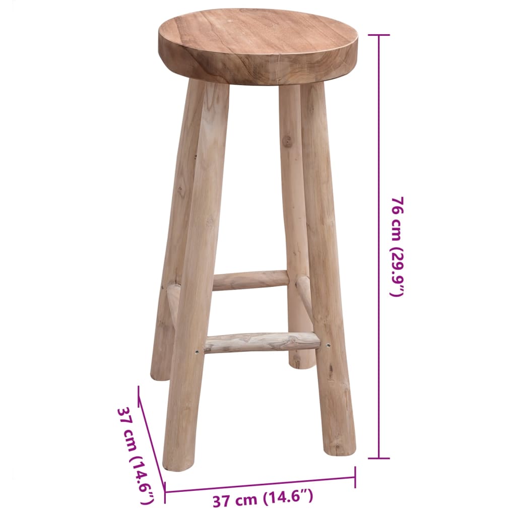 Tömör tíkfa bárszék 4