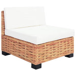 14 részes természetes rattan kanapészett 5