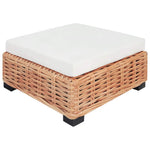 14 részes természetes rattan kanapészett 6