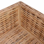 14 részes természetes rattan kanapészett 8