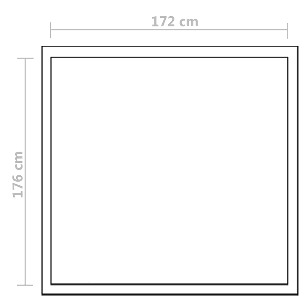 Megerősített alumínium melegház 3,46 m² 9