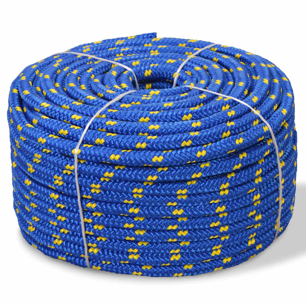 Kék polipropilén hajókötél 10 mm 50 m 2