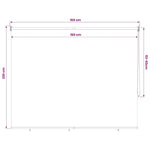 Krémszínű kültéri roló 165 (Szé) x 230 (Ma) cm 10