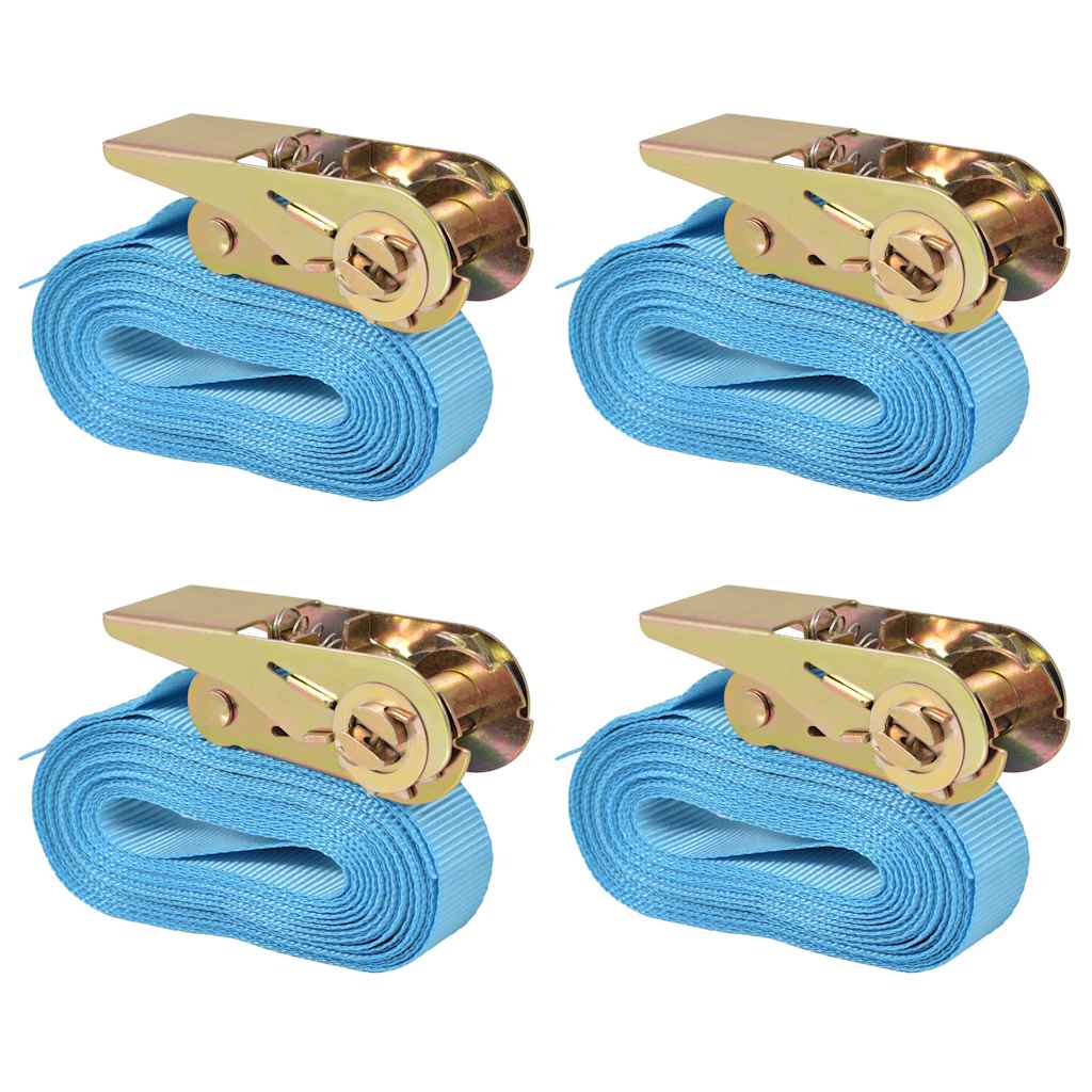 4 db kék racsnis spanifer 0,8 tonna 6 m x 25 mm