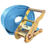 4 db kék racsnis rögzítőheveder 2 tonna 6 m x 38 mm 2