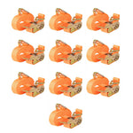 10 db narancssárga racsnis spanifer 0,4 tonna 6 m x 25 mm