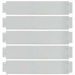 5 darabos gyepkerítés galvanizált acélból 100 x 19 cm 3
