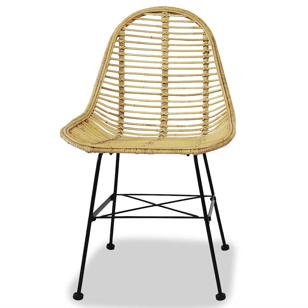 2 db természetes rattan étkezőszék 2