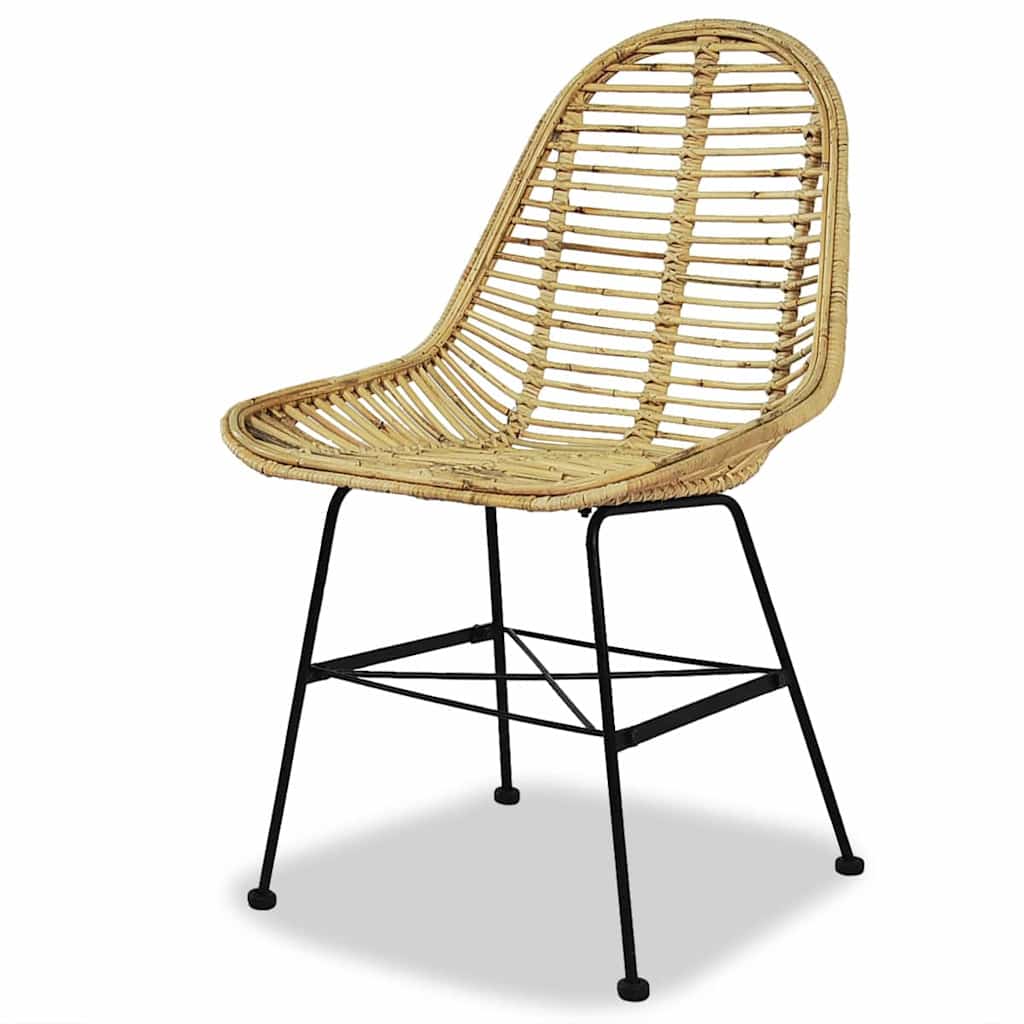2 db természetes rattan étkezőszék 3