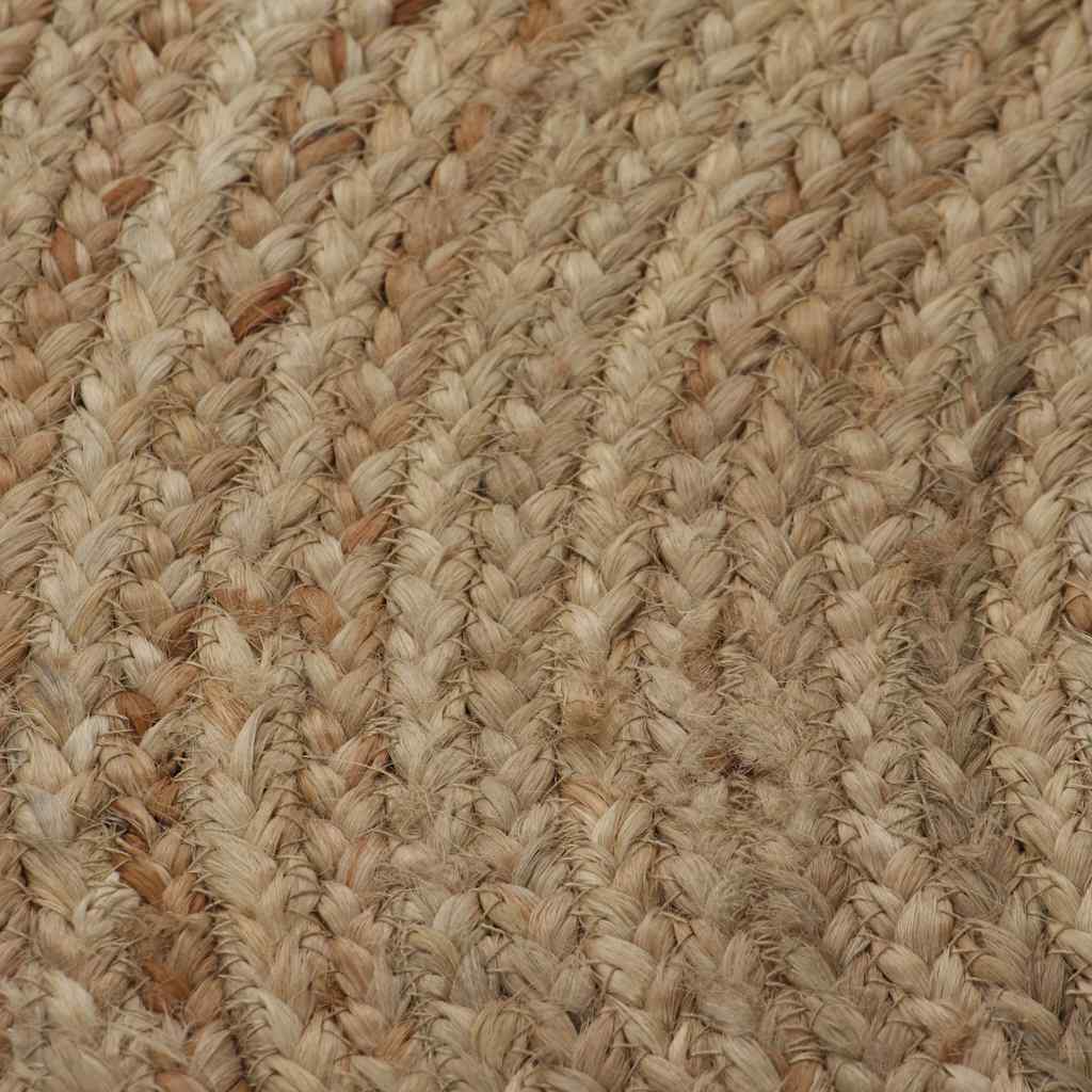 Kör alakú fonott juta szőnyeg 150 cm 4