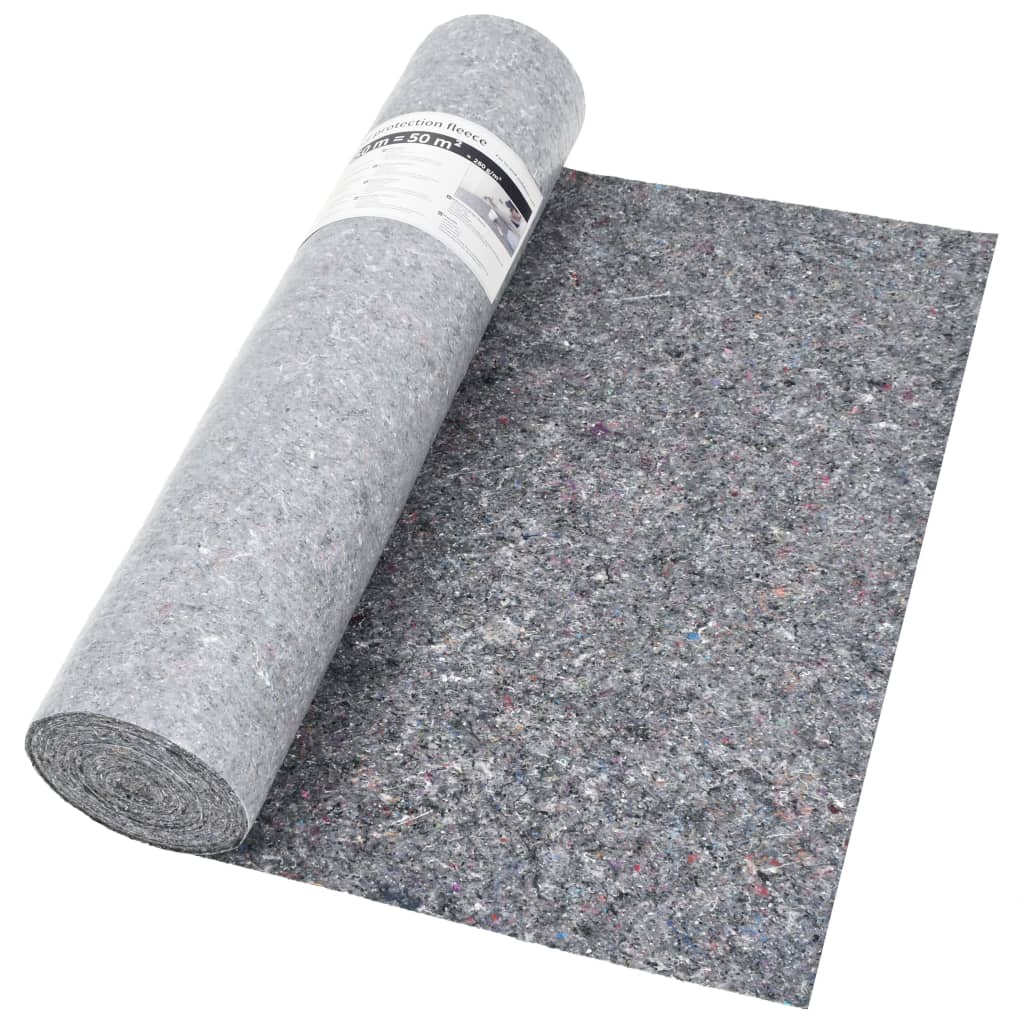 2 db szürke csúszásmentes takarófilc 50 m 280 g/m² 4