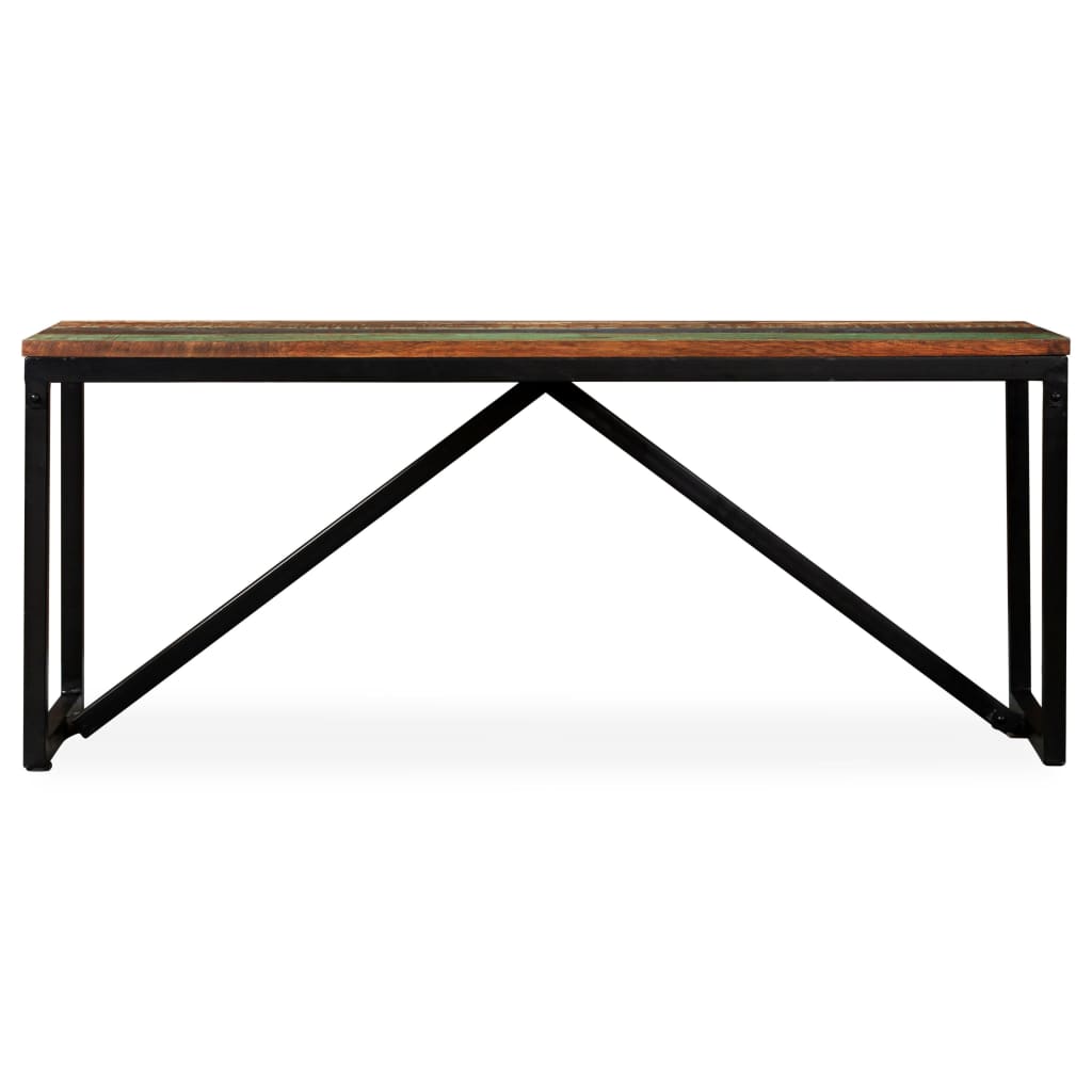 Tömör újrahasznosított fa pad 110 x 35 x 45 cm 3