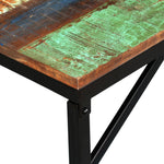 Tömör újrahasznosított fa pad 110 x 35 x 45 cm 4