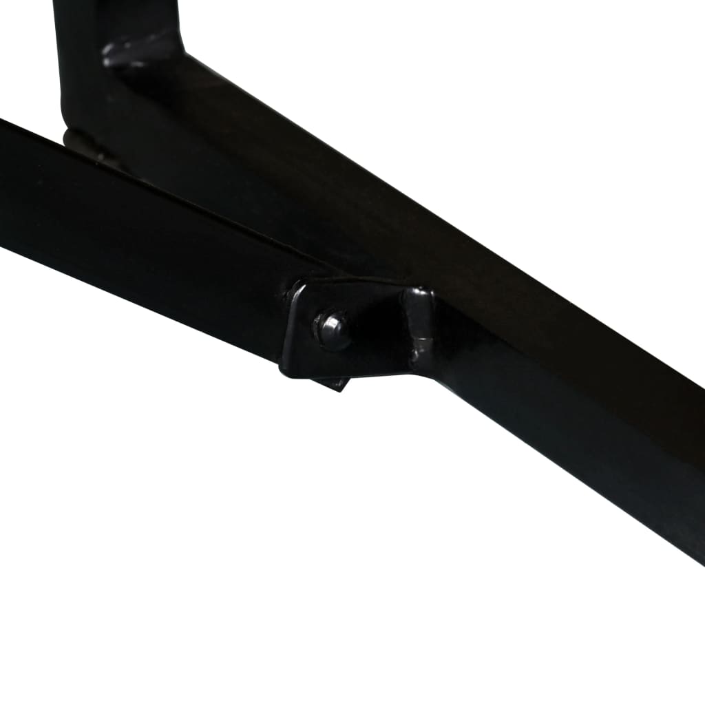 Tömör újrahasznosított fa pad 110 x 35 x 45 cm 6