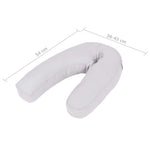 J-alakú szürke kismama párna 54 x (36-43) cm 3