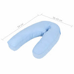 J-alakú kék kismama párna 54 x (36-43) cm 3