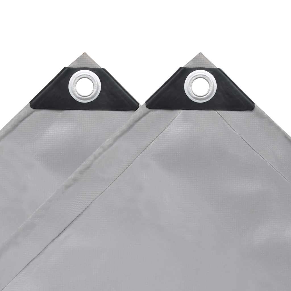Szürke takaróponyva 650 g/m² 4 x 5 m 4