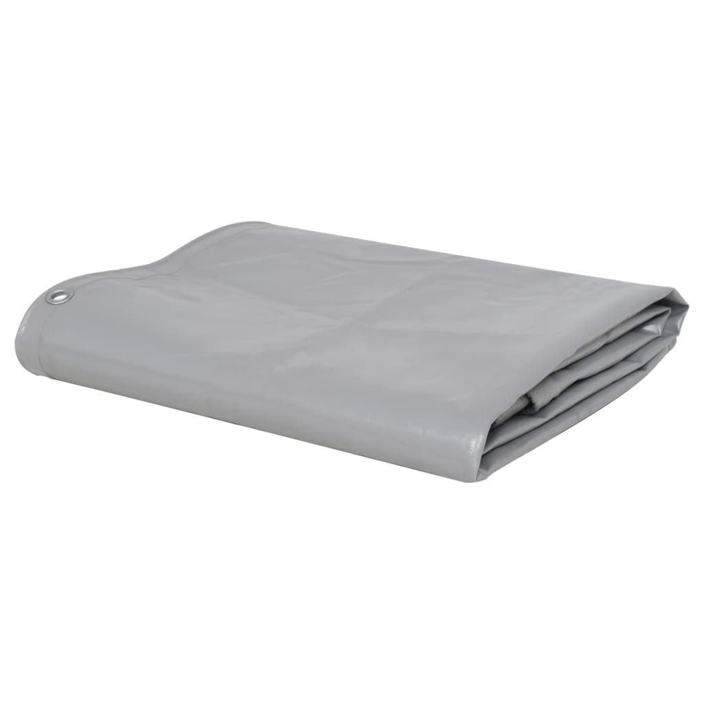 Szürke takaróponyva 650 g/m² 4 x 7 m