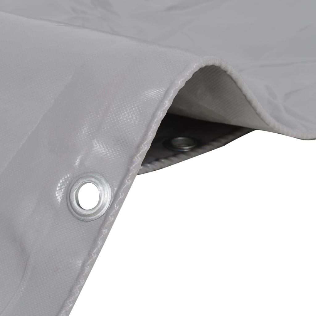 Szürke takaróponyva 650 g/m² 4 x 7 m 2