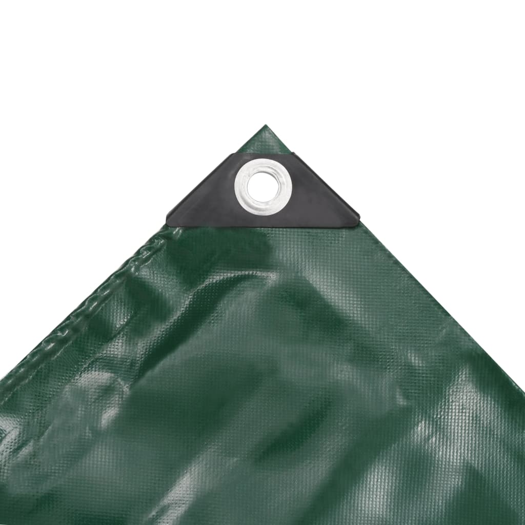 Zöld takaróponyva 650 g/m² 4 x 4 m 3