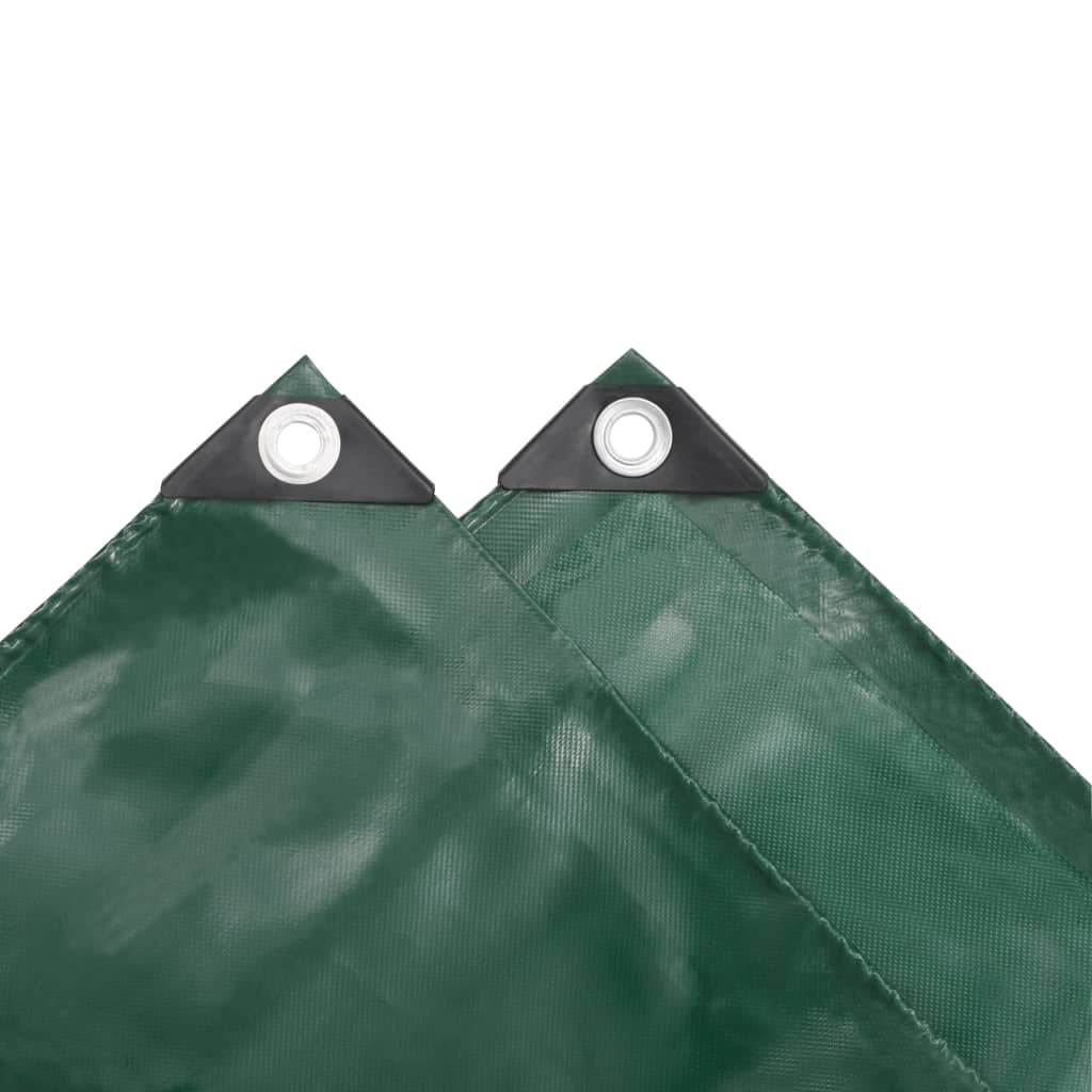 Zöld takaróponyva 650 g/m² 4 x 4 m 4
