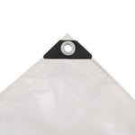 Fehér takaróponyva 650 g/m² 3 x 6 m 4