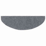 15 db öntapadós lépcsőszőnyeg 65 x 21 x 4 cm világosszürke félkör alakú nagy 5