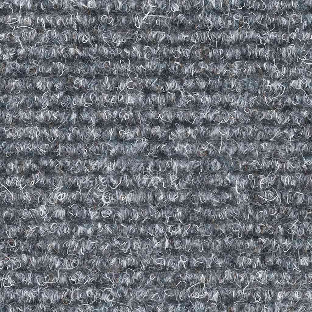15 db öntapadós lépcsőszőnyeg 65 x 21 x 4 cm világosszürke félkör alakú nagy 7