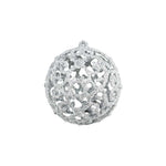 100 darabos ezüstszínű karácsonyi gömb készlet 3/4/6 cm 3
